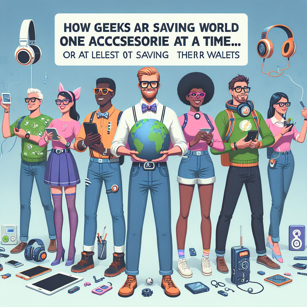 How Geeks Are Saving the World One Accessory at a Time—Or At Least Saving Their Wallets