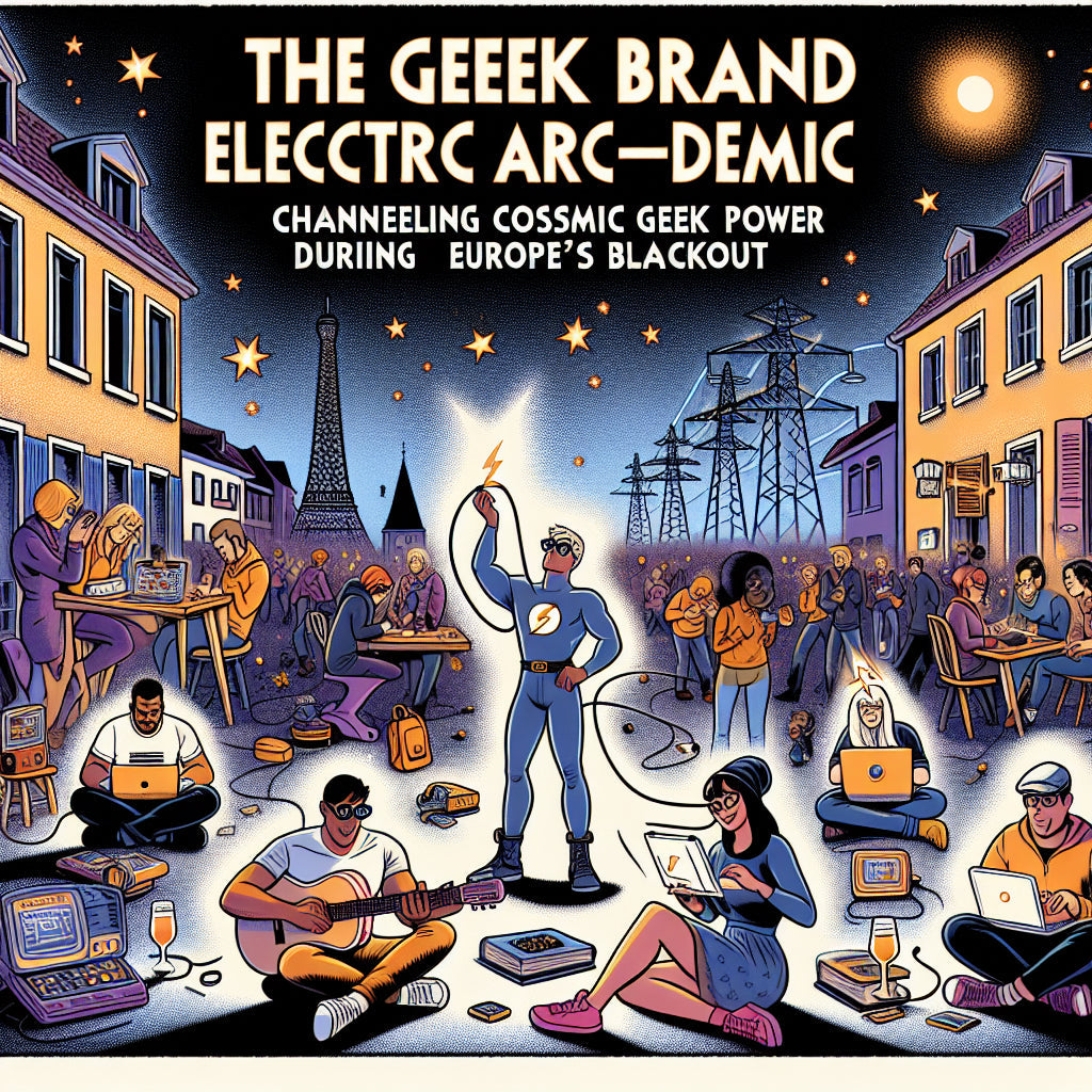 The Geek Brand Electric Arc-demic: Channeling Cosmic Geek Power During Europe’s Blackout