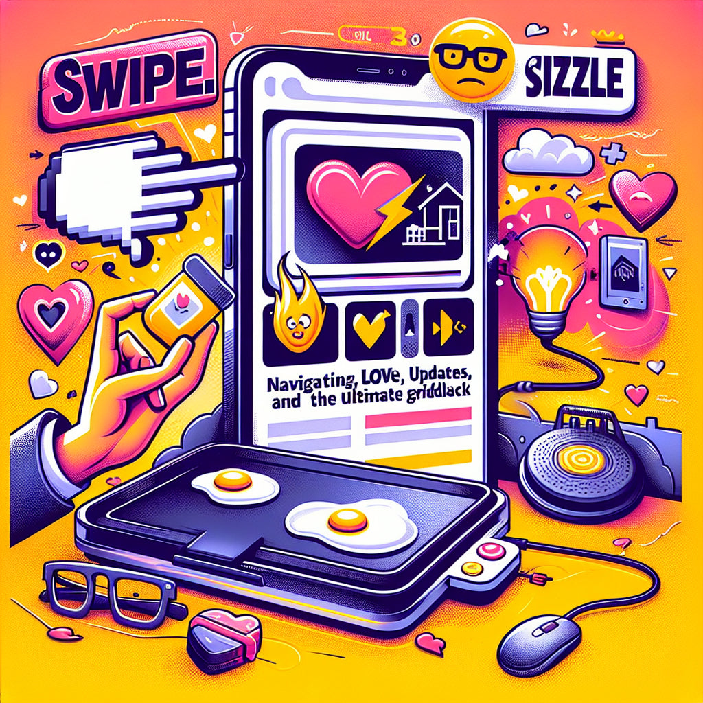 Swipe, Click, and Sizzle: Navigating Love, Updates, and the Ultimate Griddle Hack with The Geek Brand